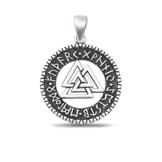 Sterling Valknut Pendant