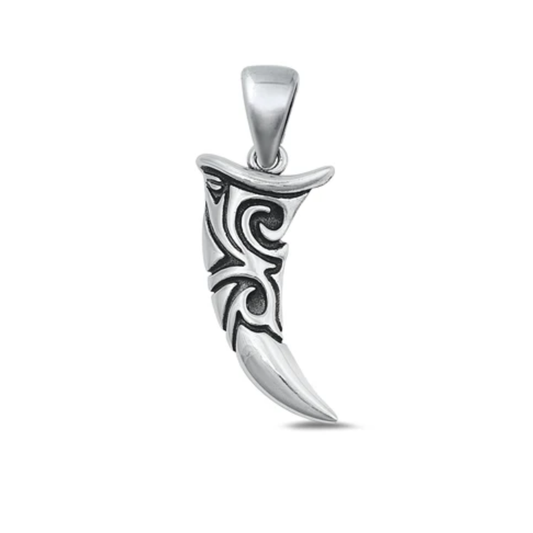 Sterling Tooth Pendant