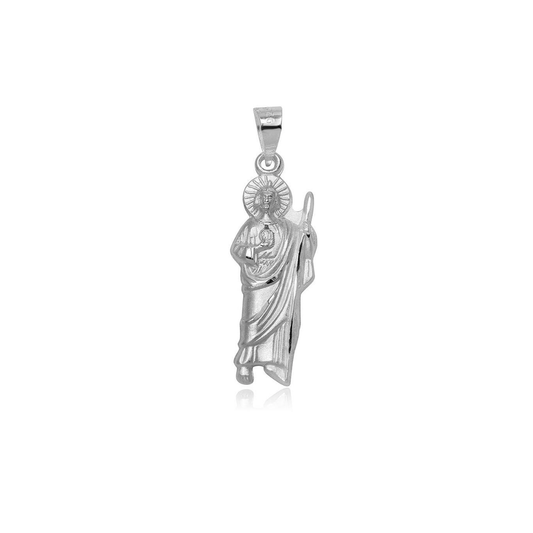 Sterling Saint Pendant