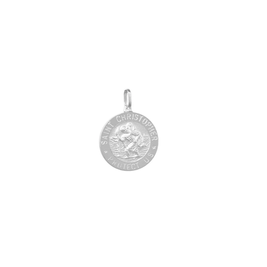 Sterling Saint Pendant