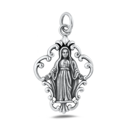 Sterling Mary Pendant