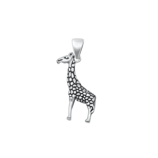 Sterling Giraffe Pendant
