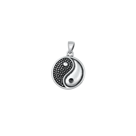 Sterling Yin Yang Pendant