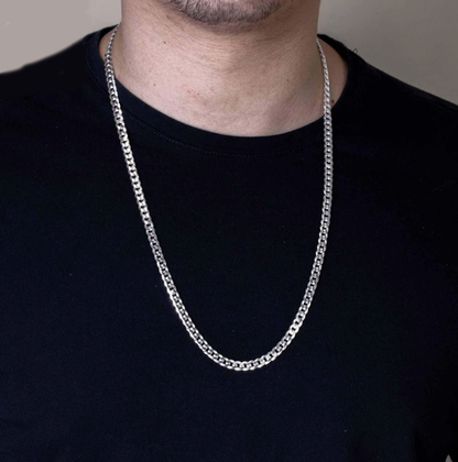 Sterling Cuban Chain