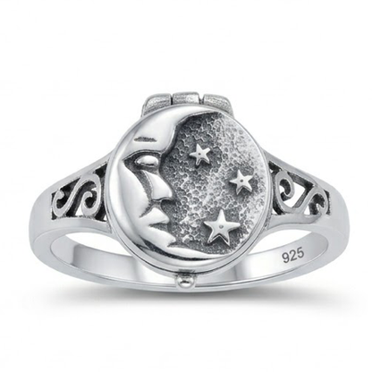 Sterling Moon Ring