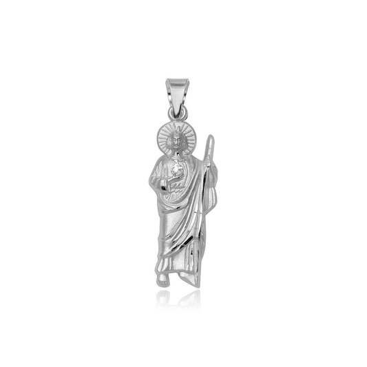Sterling Saint Pendant