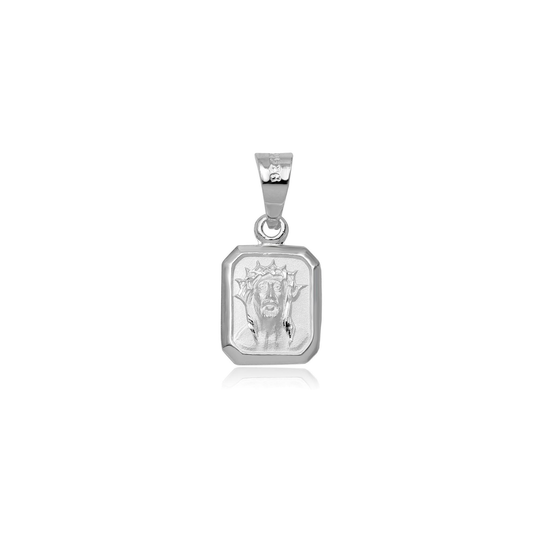 Sterling Jesus Pendant