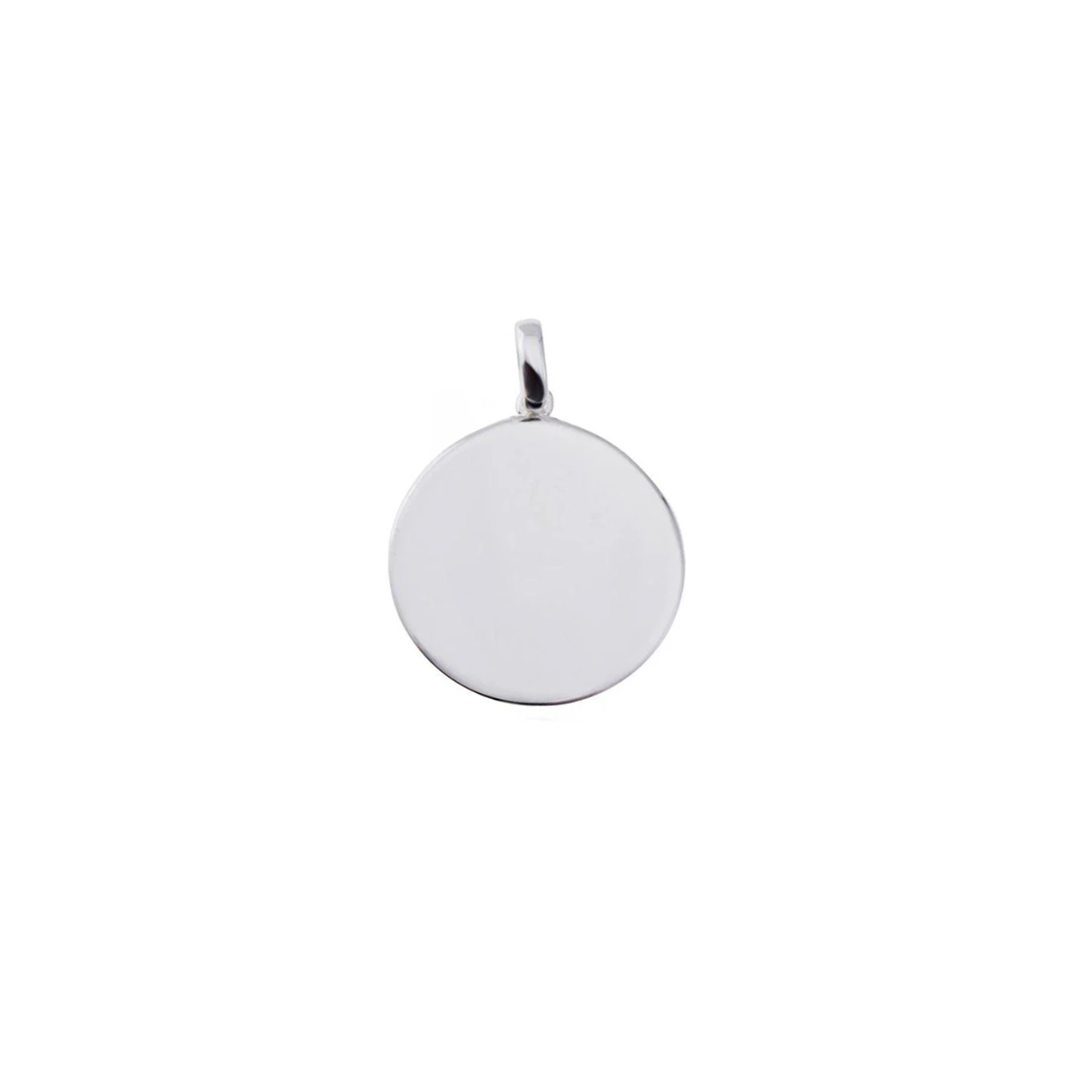 Sterling Disc Pendant