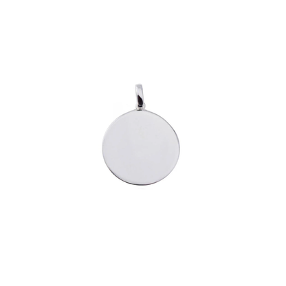 Sterling Disc Pendant
