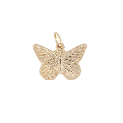 Gold Fill Butterfly Pendant