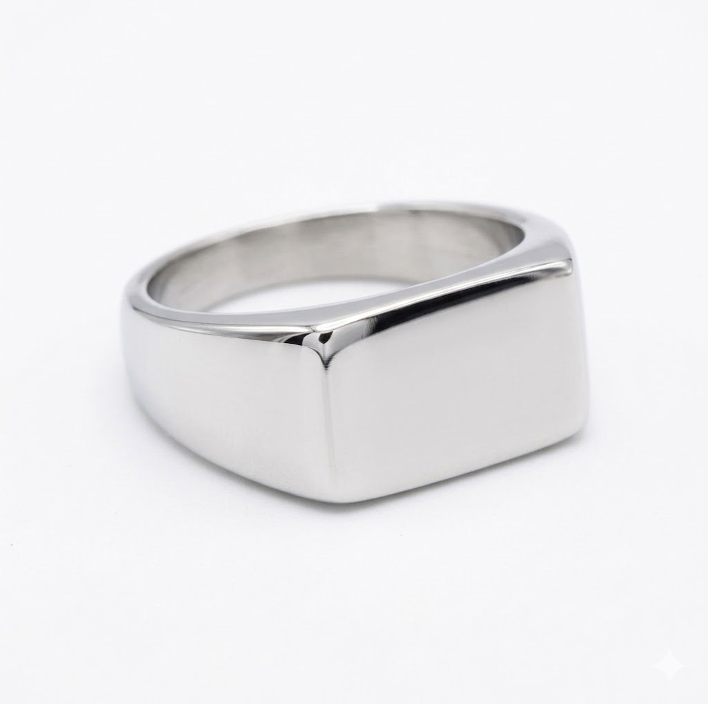 Steel Signet Ring