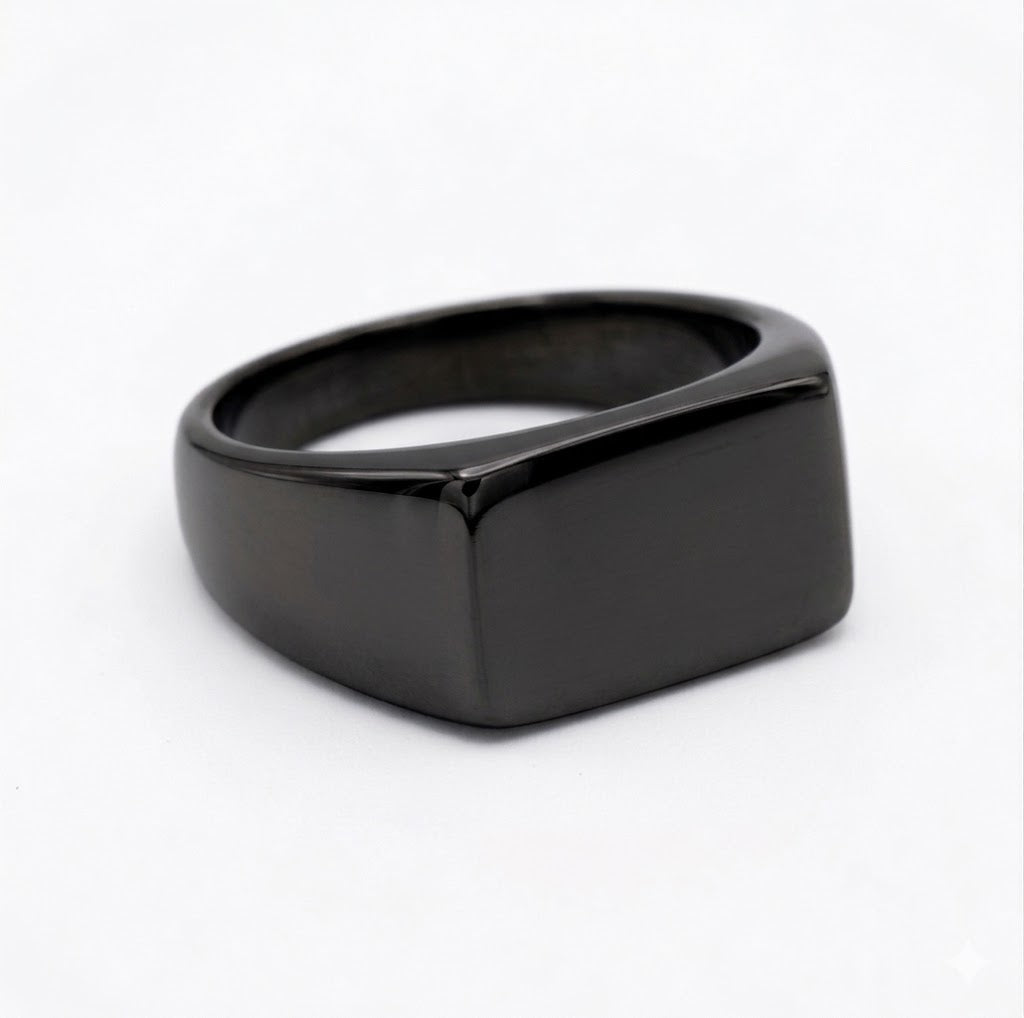 Steel Signet Ring