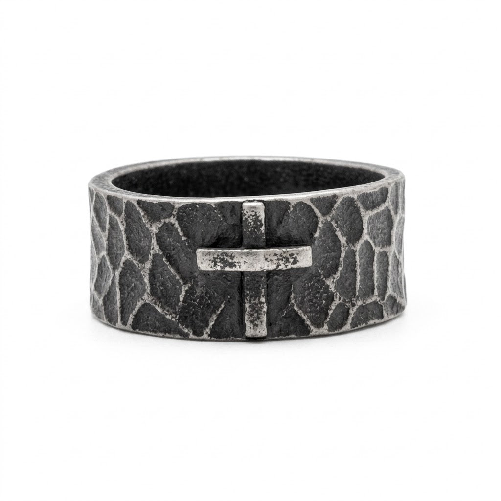Steel Cross Ring