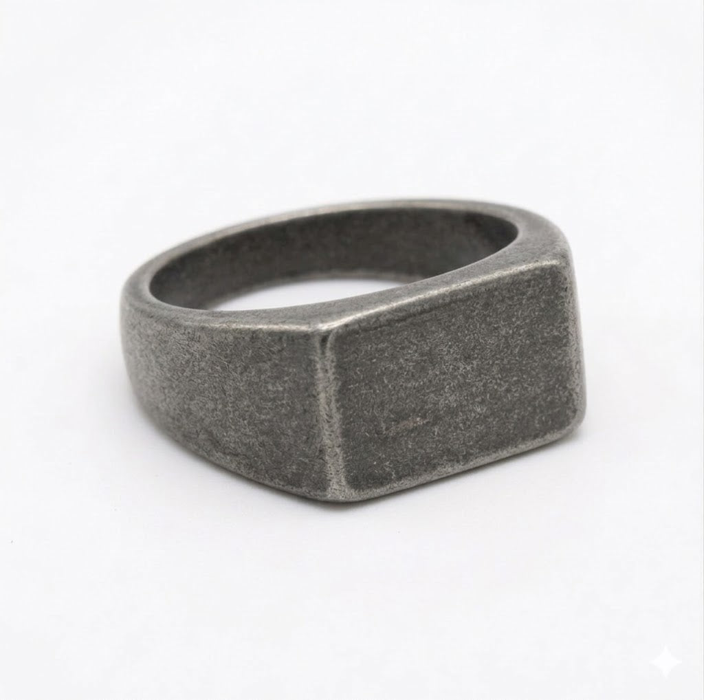Steel Signet Ring