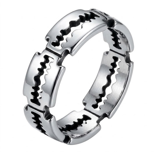 Steel Razor Ring