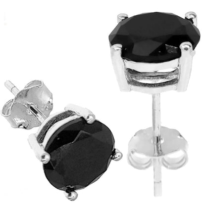Round CZ Earrings