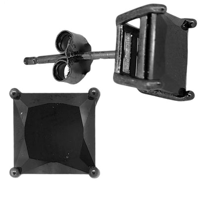 Square CZ Earrings